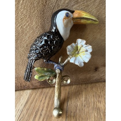 Beautiful Glazed Toucan Hook Beautiful Glazed Toucan Hook