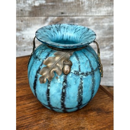 Wonderful Art Deco Circa 1920 Coloured Glass Vase Wonderful Art Deco Circa 1920 Coloured Glass Vase