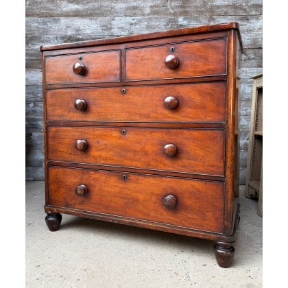 Wonderful Antique Mahogany Chest Of Drawers c1800 Wonderful Antique Mahogany Chest Of Drawers c1800
