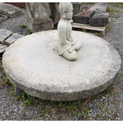Massive Reclaimed Weathered Granite Millstone Massive Reclaimed Weathered Granite Millstone