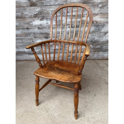 Fabulous Antique George III Elm & Ash Windsor Armchair Fabulous Antique George III Elm & Ash Windsor Armchair
