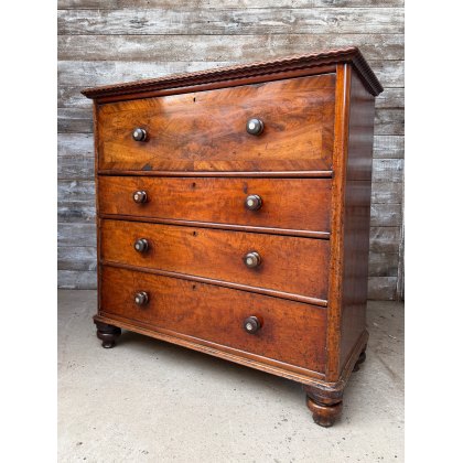 Rare Antique Scottish Mahogany Chest Of Drawers c1840 Rare Antique Scottish Mahogany Chest Of Drawers c1840