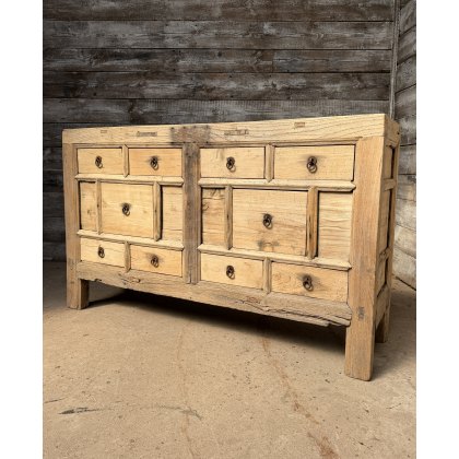 Fabulous Rustic Elm Multi Drawer Sideboard Fabulous Rustic Elm Multi Drawer Sideboard