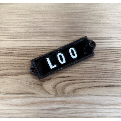 Metal Loo Sign Metal Loo Sign