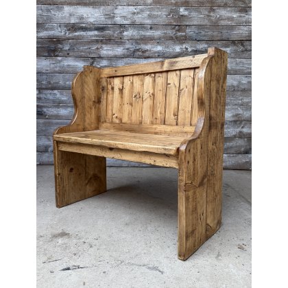 Vintage Waxed Pine Hall Settle Vintage Waxed Pine Hall Settle