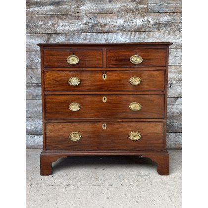 Well Proportioned Circa 1850 Mahogany Chest Of Drawers Well Proportioned Circa 1850 Mahogany Chest Of Drawers