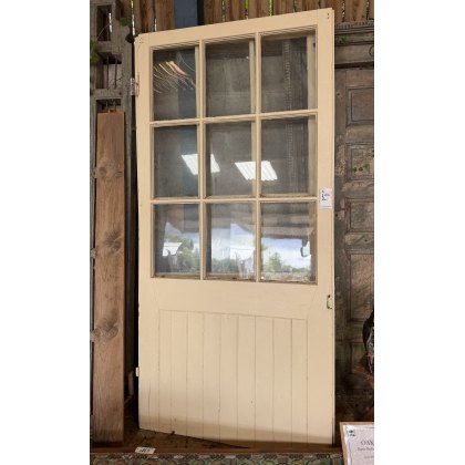 Massive Pair Of Reclaimed Half Glazed Barn Doors Massive Pair Of Reclaimed Half Glazed Barn Doors