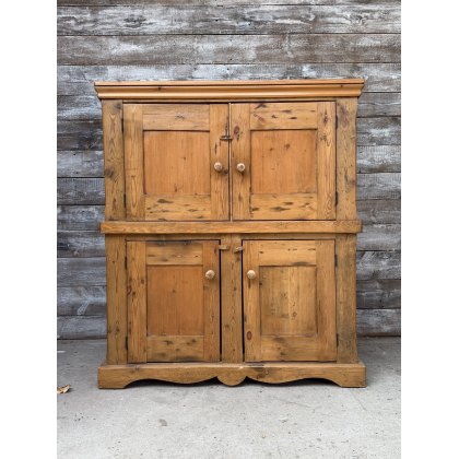 Vintage Waxed Pine School Cupboard Vintage Waxed Pine School Cupboard