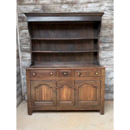 A Small Antique Oak Dresser A Small Antique Oak Dresser