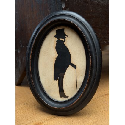 Antique c1850 Cut Silhouette Of A Gentleman Antique c1850 Cut Silhouette Of A Gentleman