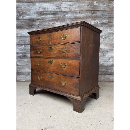 Wonderful 18thC English Oak Chest Of Drawers Wonderful 18thC English Oak Chest Of Drawers