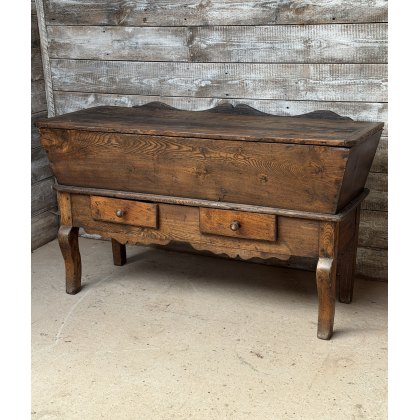 A Beautiful French 18thC Oak, Elm & Pine Dough Bin A Beautiful French 18thC Oak, Elm & Pine Dough Bin