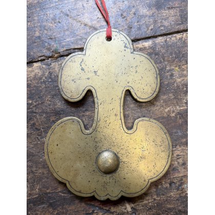 A 19th Century Chinese Bronze Gong A 19th Century Chinese Bronze Gong