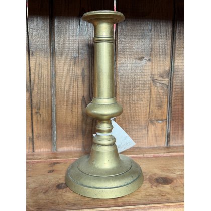 A Georgian Brass Candlestick A Georgian Brass Candlestick