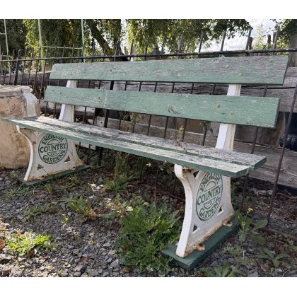 A Rustic Country Gardens Garden Bench A Rustic Country Gardens Garden Bench