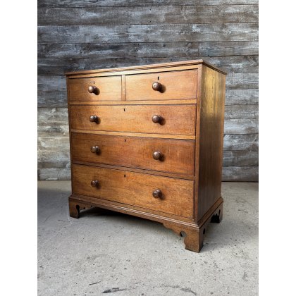 Antique Victorian English Oak Chest Of Drawers Antique Victorian English Oak Chest Of Drawers