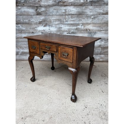 A Wonderful George II Inlaid Oak "Lowboy" Table A Wonderful George II Inlaid Oak "Lowboy" Table