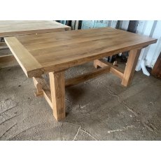 Rustic Oak Refectory Table (1.8m x 0.9m)