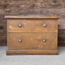 Fantastic Art Deco Large Double Drawer Chest Of Drawers