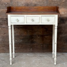 Antique Painted Mahogany Small Desk