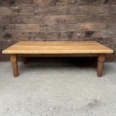 Fantastic Vintage Large Solid Oak Coffee Table