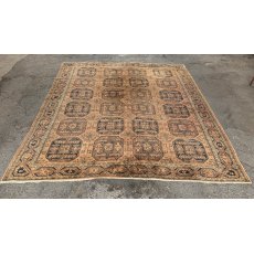 Antique Large Geometric Turkish Wool Rug