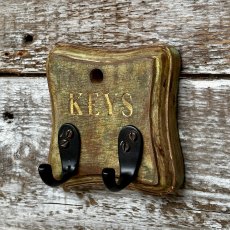 Decorative Colourful Wooden Hook (Keys)