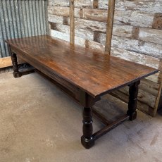 Fabulous Antique Georgian Oak Dining Refectory Table