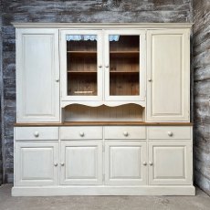 Fantastic Large Painted Pine Glazed Dresser