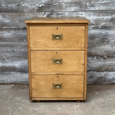 Fantastic 1930's Waxed Pine Small Chest Of Drawers