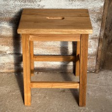 Solid Oak Stool (Large)