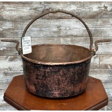 Antique Victorian Large Copper Cauldron