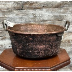 Victorian Large Patinated Copper Basin