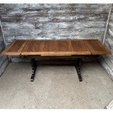 Vintage Ercol Beech & Elm Extending Dining Table