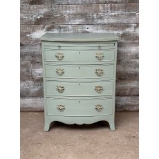 Antique Small Painted Mahogany Bedroom Chest Of Drawers