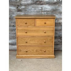 Modern Solid Oak Chest Of Drawers By Cotswold Company