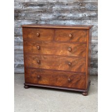 Antique Large Edwardian Mahogany Chest Of Drawers Antique Large Edwardian Mahogany Chest Of Drawers