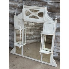 Fabulous Painted Decorative Victorian Large Mirror Fabulous Painted Decorative Victorian Large Mirror