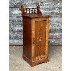 Beautiful Victorian Pine & Mahogany Bedside Cupboard Beautiful Victorian Pine & Mahogany Bedside Cupboard
