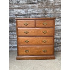 Antique Oversized Walnut Chest Of Drawers C1900 Antique Oversized Walnut Chest Of Drawers C1900