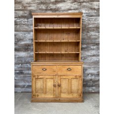 Fabulous Antique English Farmhouse Waxed Pine Dresser Fabulous Antique English Farmhouse Waxed Pine Dresser
