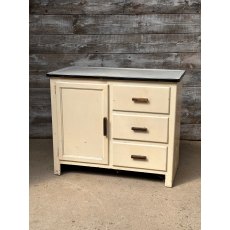 Vintage 1940's Tinned Top Kitchen Cabinet Unit Vintage 1940's Tinned Top Kitchen Cabinet Unit