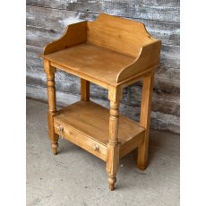 Lovely Vintage Waxed Light Pine Washstand Lovely Vintage Waxed Light Pine Washstand