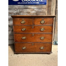 Antique Early Victorian English Oak Chest Of Drawers Antique Early Victorian English Oak Chest Of Drawers