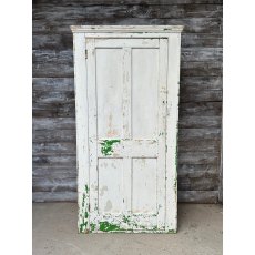 Antique Victorian Rustic Painted Pine Large Cupboard Antique Victorian Rustic Painted Pine Large Cupboard