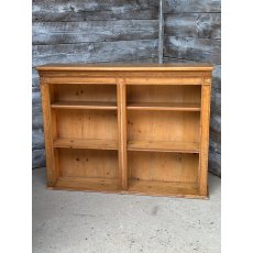 Antique Circa 1900 Waxed Pine Freestanding Bookcase Antique Circa 1900 Waxed Pine Freestanding Bookcase