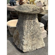 Reclaimed 17th Century Carved Sandstone Saddle Stone Reclaimed 17th Century Carved Sandstone Saddle Stone