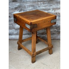 Reclaimed 1950's Maple Topped Butchers Block Reclaimed 1950's Maple Topped Butchers Block