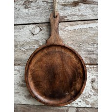 Small Round Hardwood Serving Board Small Round Hardwood Serving Board