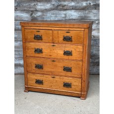 Antique c1900 Art Nouveau Chest Of Drawers Antique c1900 Art Nouveau Chest Of Drawers